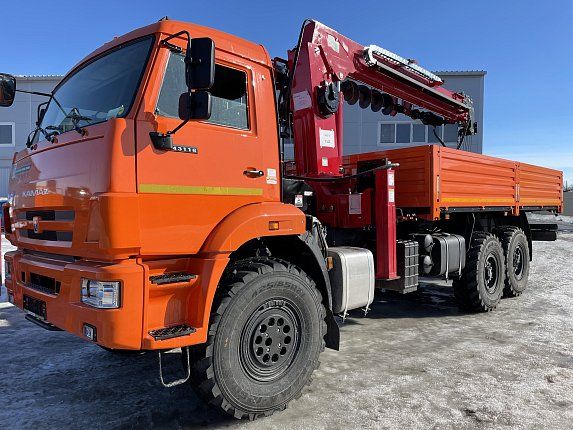 КАМАЗ 43118 с КМУ HORYONG 216+Буровое оборудование 0