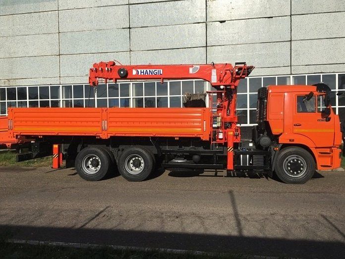 КАМАЗ 65115 с КМУ HANGIL 976 (8 тонн)