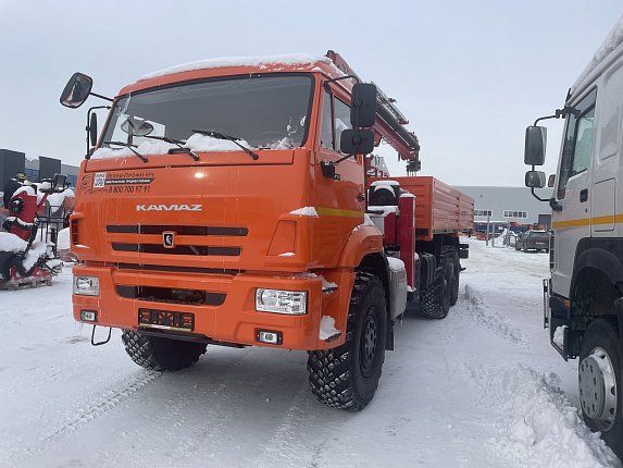 КАМАЗ 43118 с КМУ HORYONG 216+Буровое оборудование 1